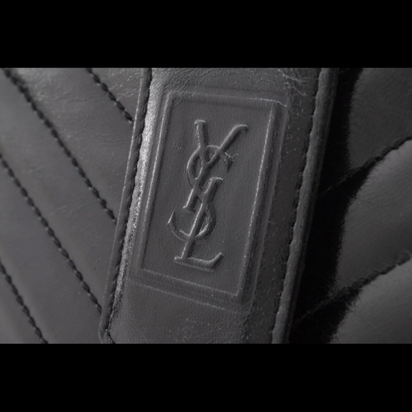 Vintage Yves Saint Laurent Leather Clutch - Picture 8 of 8